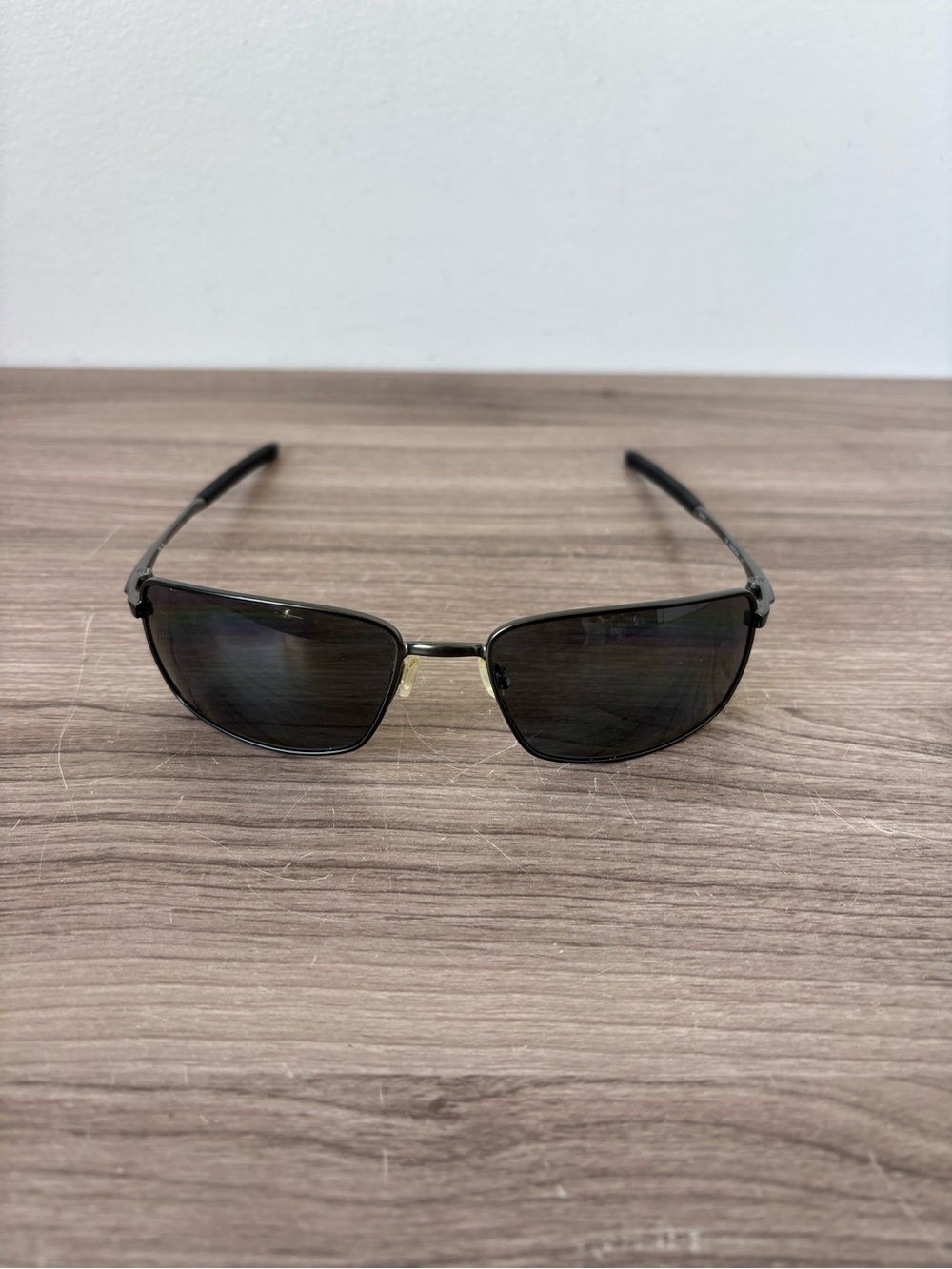 Oakley W Square Wire Sunglasses OO4075-04 Men's 100% Authentic